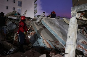 Συντρίμμια μετά τον διπλό σεισμό στη Βενεζουέλα