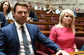 Στέφανος Κασσελάκης και Θεοδώρα Τζάκρη