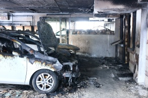 Στιγμιότυπο από το σημείο της δολοφονικής επίθεσης στη Θεσσαλονίκη