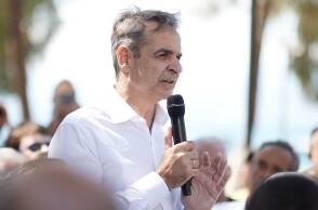 Επίσκεψη Μητσοτάκη στην Εύβοια