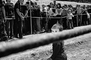 Η νεκρή ζώνη στο Λήδρα Πάλας, στη Λευκωσία, 2003