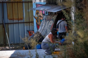 Το σημείο όπου εντοπίστηκε η βαλίτσα με τη σορό της γυναίκας
