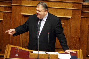 Ο Ευάγγελος Βενιζέλος στη Βουλή