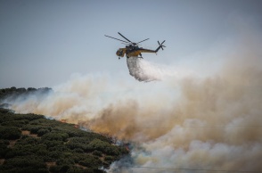 Φωτιά στο Ωραιόκαστρο Θεσσαλονίκης