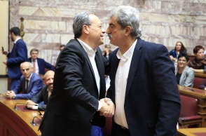 Παύλος Πολάκης και Σωκράτης Φάμελλος