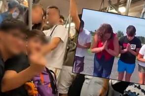 Ιταλοί μαθητές στην Ταϊλάνδη προσβάλλουν γυναίκα στο τρένο - Στην ένθετη η δημόσια συγγνώμη τους μετά το συμβάν