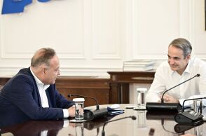 Συνάντηση Μητσοτάκη - Αγγελούδη στο Μαξίμου για την ανάπλαση της ΔΕΘ - Νέος εκθεσιακός χώρος και μητροπολιτικό πάρκο πρασίνου έως το 2030