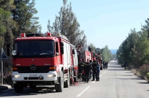 Οριοθετήθηκε μέσα σε μισή ώρα φωτιά στα Πυργαδίκια Χαλκιδικής - Στο σημείο επιχειρούν 30 πυροσβέστες, έρευνα από το Ανακριτικό Κλιμάκιο