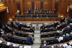 Το Κοινοβούλιο του Λιβάνου στην πρωτεύουσα Βηρυτό