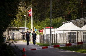 Το σημείο όπου καταγράφηκαν οι πυροβολισμοί στην Ελβετία