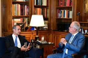 Κυριάκος Μητσοτάκης και Κωνσταντίνος Τασούλας