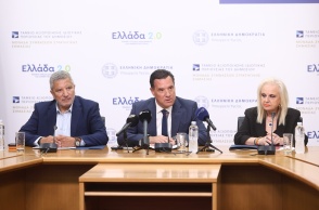 Γιώργος Πατούλης, Άδωνις Γεωργιάδης και Ματίνα Παγώνη