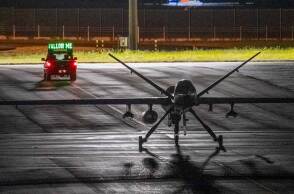 Αμερικανικό Drone MQ-9 Reaper σε αεροδρόμιο