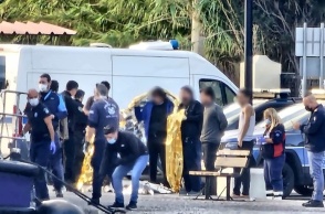 Εικόνα από τους διασωθέντες από το ναυάγιο ανοιχτά της Σάμου