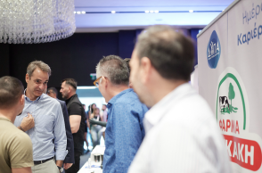  Ο Κυριάκος Μητσοτάκης έδωσε το «παρών» στις «Ημέρες Καριέρας» της ΔΥΠΑ