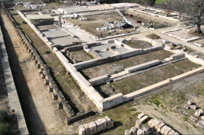 Το ανάκτορο το 2021, ενώ οι εργασίες είναι σε εξέλιξη