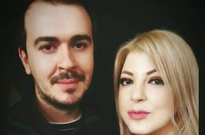 Η κόρη της Άντζελας Δημητρίου, Όλγα Κιουρτσάκη, με τον σύζυγο της Φώτη Λιώση