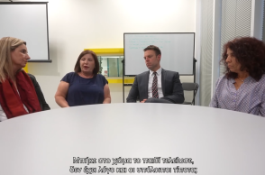 Ο Στέφανος Κασσελάκης, η Σοφία Μπεκατώρου, η Ελένη Κρεμαστιώτη και η Ρόζα Φωτιάδου