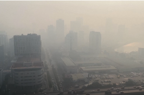 Η πιο μολυσμένη πόλη στον κόσμο καλύπτεται από πυκνό νέφος τις τελευταίες εβδομάδες