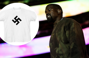 Ο Κάνιε Γουεστ ξαναχτύπησε και λανσάρει t-shirt με σβάστικα στο μπροστινό της μέρος