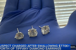 Διαμαντένια σκουλαρίκια