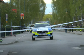 Εικόνα από το σημείο των πυροβολισμών στην Ουψάλα της Σουηδίας