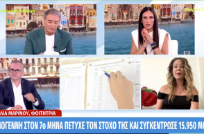 Η Ευαγγελία Μαρίνου έδωσε Πανελλήνιες ούσα στον 7ο μήνα της εγκυμοσύνης της