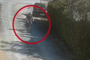 Φωτιά στην Κάντζα: Βίντεο ντοκουμέντο από τη στιγμή που ο φερόμενος εμπρηστής απομακρύνεται