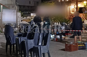 Ο τόπος της δολοφονίας στα Χανιά 