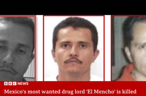 O βαρόνος των ναρκωτικών στο Μεξικό Ελ Μέντσο