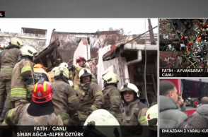 Συναγερμός στην Κωνσταντινούπολη μετά την κατάρρευση κτιρίων στην περιοχή Φατίχ 