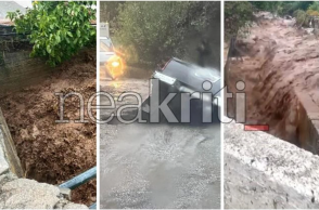 Η κακοκαιρία «χτυπά» την Κρήτη: Μπαράζ μηνυμάτων από το 112 - «Βούλιαξαν» τα Ζωνιανά, σοβαρά προβλήματα στον Μυλοπόταμο