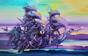 Έργο του Gabriel Grama από την έκθεση «Ονειροβασίες» στην Γκαλερί Artshot - Sophia Gaitani