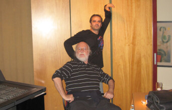 Ο Διονύσης Σαββόπουλος με τον Γιώτη Κιουρτσόγλου