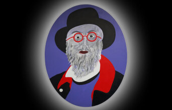 Διονύσης Σαββόπουλος: Έργο φιλοτεχνημένο το 2016, ακρυλικά σε καμβά, 50*40cm