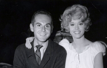 Ο Ανδρέας Βουτσινάς με την Τζέιν Φόντα