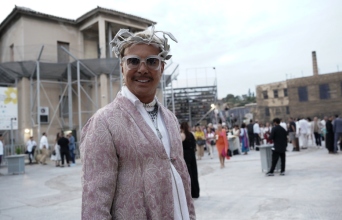 Στην επίδειξη μόδας Hautes Grecians, στο παλαιό ελαιουργείο Ελευσίνας