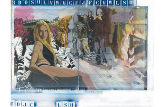 Μίλτος Μιχαηλίδης, «Η φωτογραφία», 2010, μεικτή τεχνική, Μέδουσα Αίθουσα Τέχνης