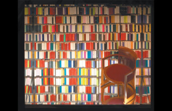 Έργο του Αλέξη Βερούκα από την την έκθεση «Η Αλήθεια είναι πάντα παράλογος», για τον Α. Παπαδιαμάντη