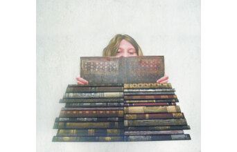 Έργο της Έλενας Παπαδημητρίου από την έκθεση «Η Αλήθεια είναι πάντα παράλογος», για τον Α. Παπαδιαμάντη