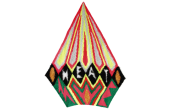 Λάκης & Άρης Ιωνάς, The Callas, HEAT ME, 2010, κέντημα, 155 x 115 cm