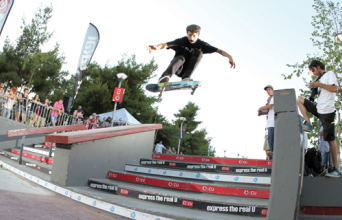 Ο νικητής Giorgio Ζάβος σε big pop shot