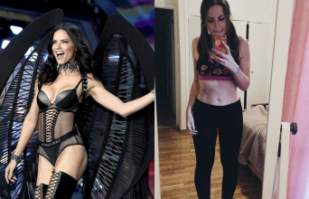 SHANGHAI, CHINA - NOVEMBER 20: Adriana Lima walks the runway during the 2017 Victoria's Secret Fashion Show In Shanghai at Mercedes-Benz Arena on November 20, 2017 in Shanghai, China