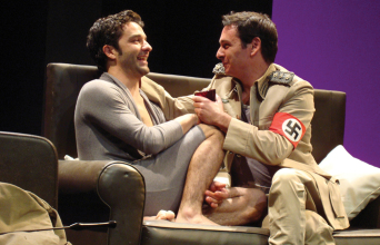 Πέτρος Λαγούτης και  Στάθης Μαντζώρος  στο “The Pride”.