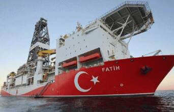 Το τουρκικό γεωτρύπανο «Πορθητής» ©EPA