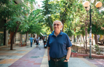 Ο συγγραφέας Πέτρος Μάρκαρης ©θανάσης Καρατζάς