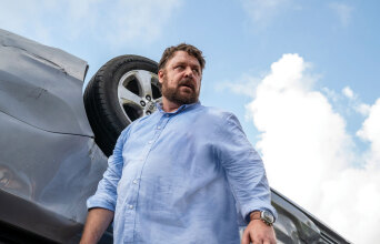 Ο Ράσελ Κρόου στην ταινία Έκρηξη θυμού (Unhinged)