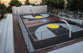 Το γήπεδο Μπάσκετ της Αγίας Βαρβάρας