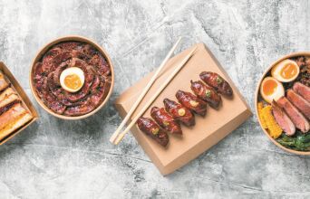 Το Ekiben του Άρη Βεζενέ, ένα κουτί εμπνευσμένο από τα boxes που πωλούνται στην Ιαπωνία με ατομικά γεύματα