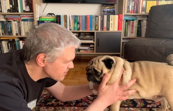 Ο Κυριάκος Αθανασιάδης με τον αγαπημένο του Αρσέν